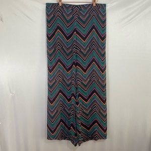 𝅺BISOU Bisou Aztec Style Print Lantern Pants